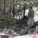 Cold-Weather Operations Course Class 20-02 students conduct field ops, improvised shelter construction