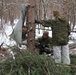 Cold-Weather Operations Course Class 20-02 students conduct field ops, improvised shelter construction