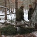 Cold-Weather Operations Course Class 20-02 students conduct field ops, improvised shelter construction