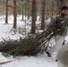 Cold-Weather Operations Course Class 20-02 students conduct field ops, improvised shelter construction
