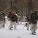 Cold-Weather Operations Course Class 20-02 students conduct field ops, improvised shelter construction