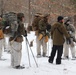 Cold-Weather Operations Course Class 20-02 students conduct field ops, improvised shelter construction
