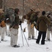Cold-Weather Operations Course Class 20-02 students conduct field ops, improvised shelter construction