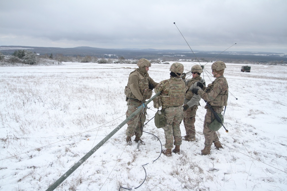 The 1-147th Field Artillery Battalion practiced fire procedures with their Multiple Launch Rocket System