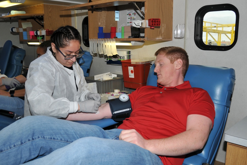 Everyday heroes: FRC East employees give blood to save lives