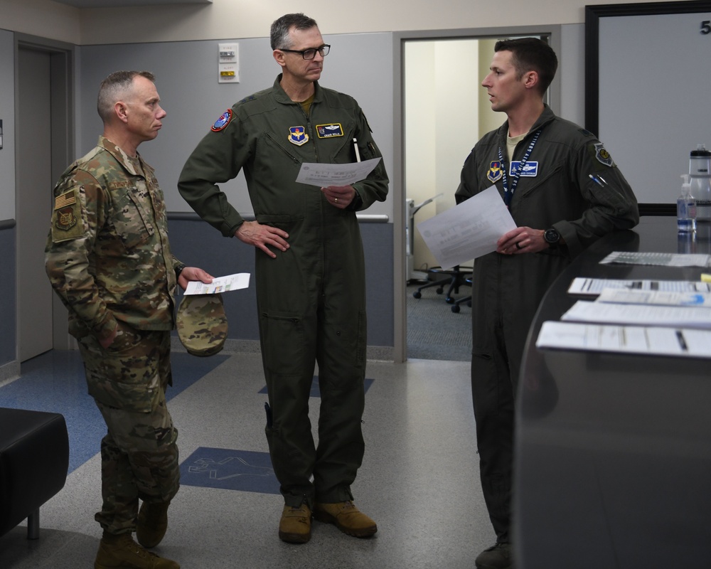 19th Air Force Commander Tours 33rd Fighter Wing