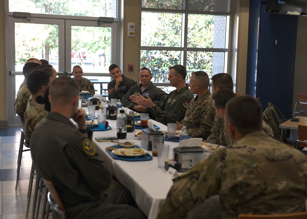 19th Air Force Commander Tours 33rd Fighter Wing