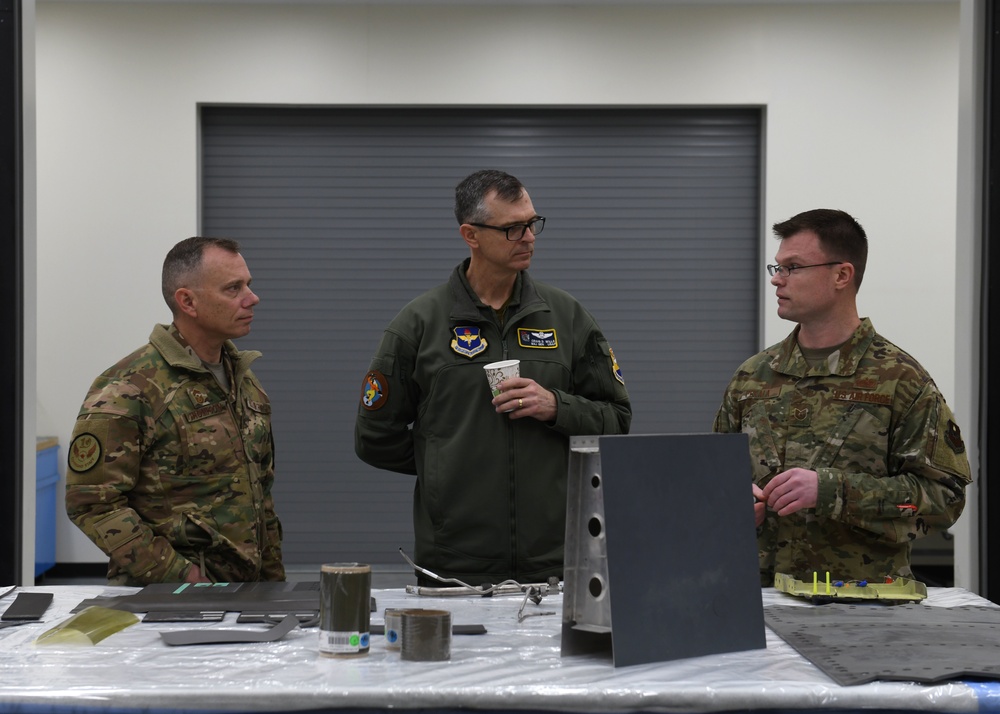 19th Air Force Commander Tours 33rd Fighter Wing