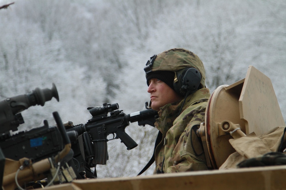 Blackjack Brigade defends their front lines during training exercise Combined Resolve XIII
