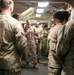 Combat Logistics Battalion 26 Commanding Officer visits the USS New York