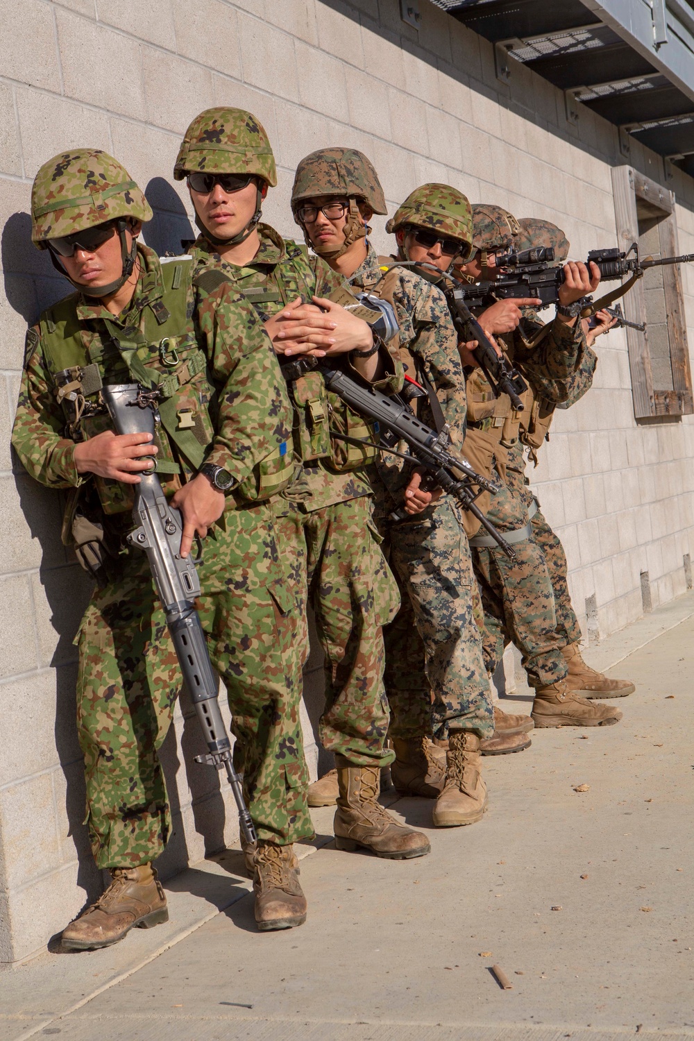 Iron Fist 2020: US Marines and Japan Ground Self-Defense Force soldiers participate in urban breaching