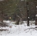 Cold-Weather Operations Course Class 20-02 students conduct field ops, improvised shelter construction