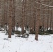 Cold-Weather Operations Course Class 20-02 students conduct field ops, improvised shelter construction