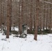 Cold-Weather Operations Course Class 20-02 students conduct field ops, improvised shelter construction