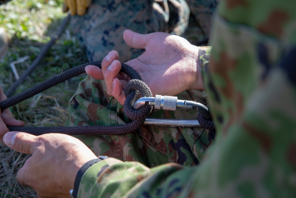 Iron Fist 2020: US Marines and JGSDF Assault Climbers Training