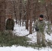 Cold-Weather Operations Course Class 20-02 students conduct field ops, improvised shelter construction