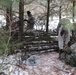 Cold-Weather Operations Course Class 20-02 students conduct field ops, improvised shelter construction