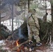 Cold-Weather Operations Course Class 20-02 students conduct field ops, improvised shelter construction