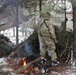 Cold-Weather Operations Course Class 20-02 students conduct field ops, improvised shelter construction