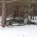 Cold-Weather Operations Course Class 20-02 students conduct field ops, improvised shelter construction
