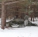 Cold-Weather Operations Course Class 20-02 students conduct field ops, improvised shelter construction