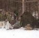 Cold-Weather Operations Course Class 20-02 students conduct field ops, improvised shelter construction