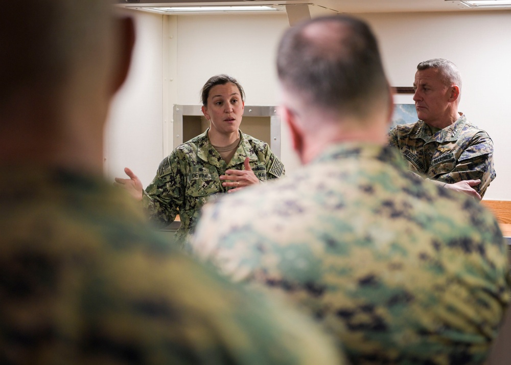 Marine Corps Leadership Visits USS Bainbridge