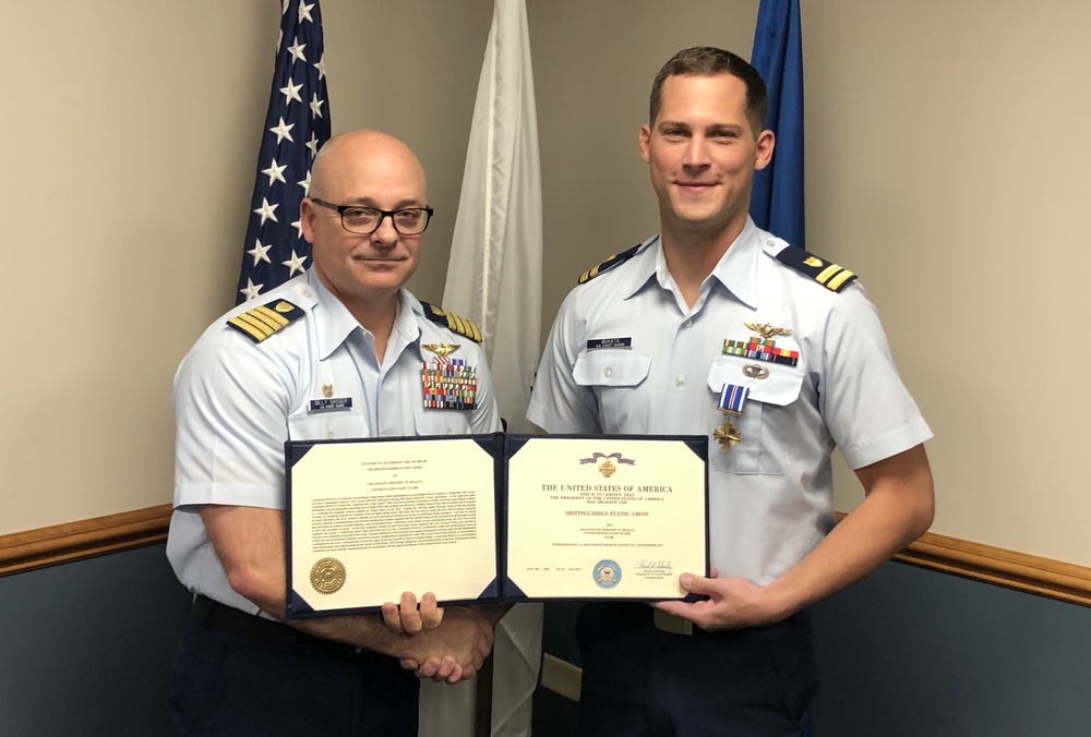 Lt. Gregory Bukata presented Distinguished Flying Cross