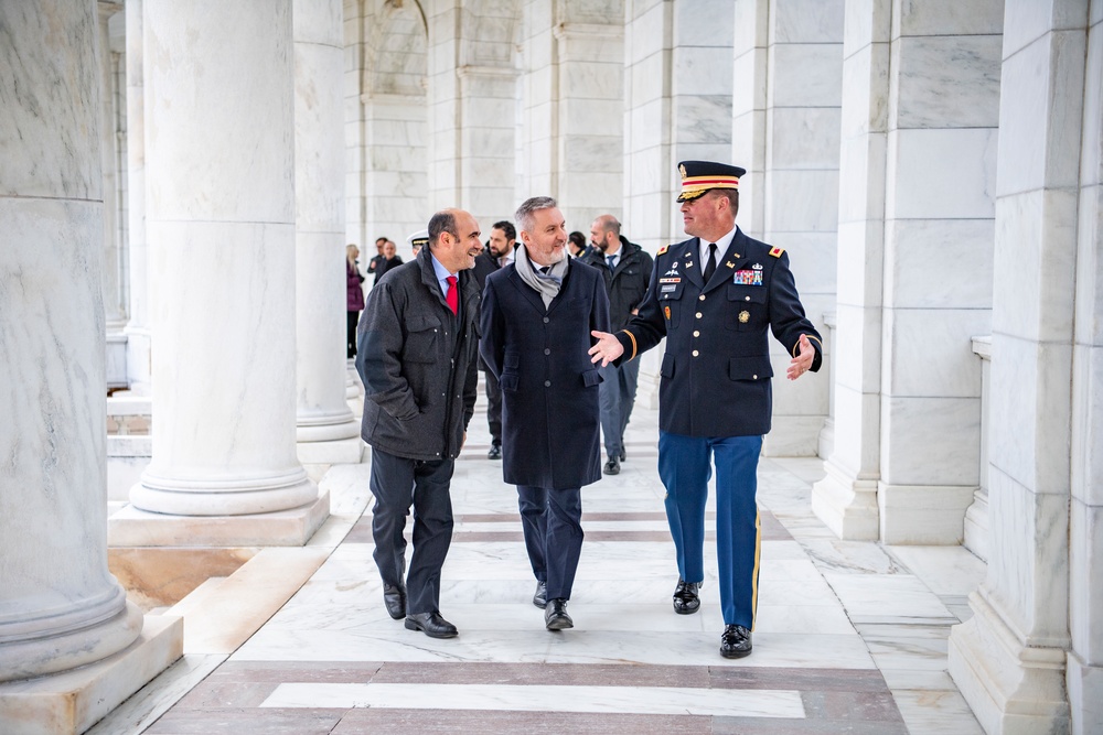 Italian Minister of Defense Lorenzo Guerini Participates in a Public Wreath-Laying Ceremony at the Tomb of the Unknown Soldier