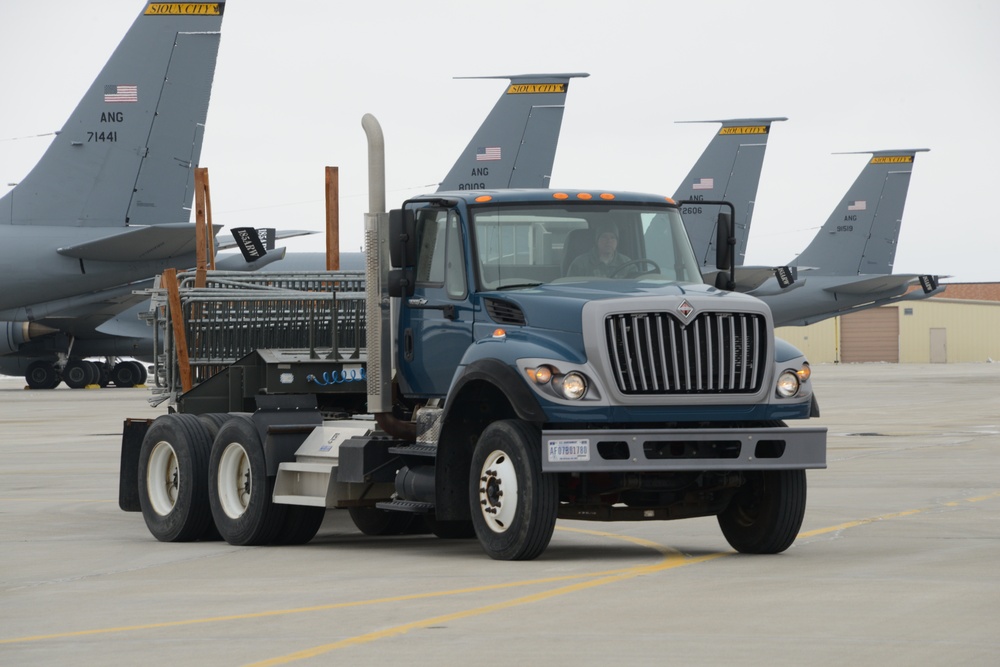 Vice president flight line set up