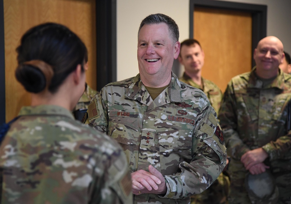AETC Command Team gets first-hand look at Keesler's premier warfighters