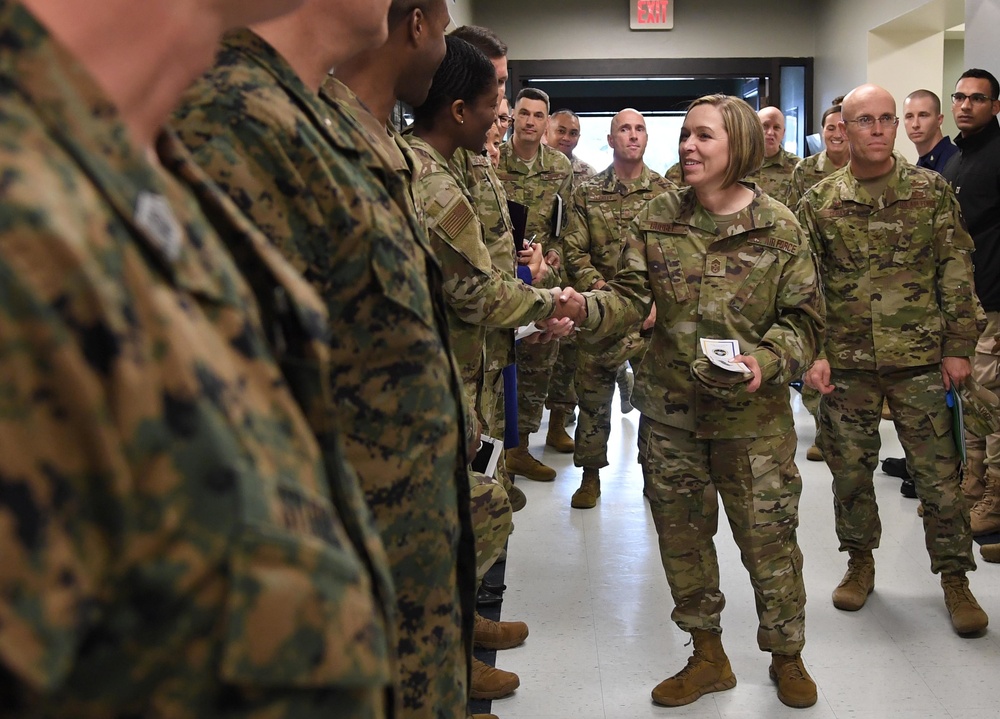 AETC Command Team gets first-hand look at Keesler's premier warfighters