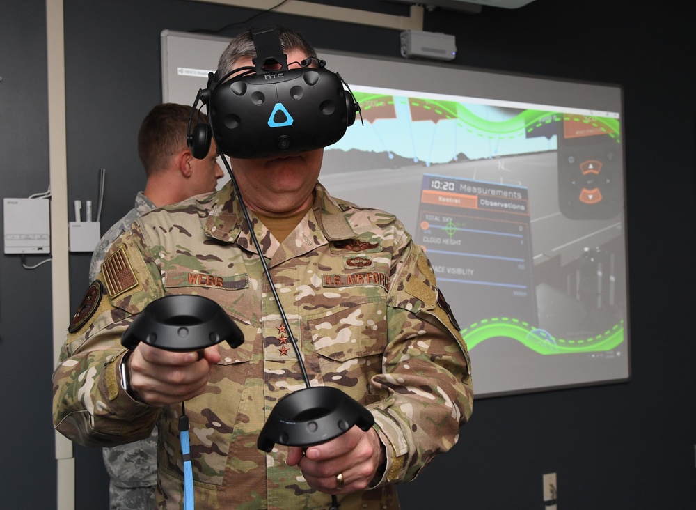 AETC Command Team gets first-hand look at Keesler's premier warfighters