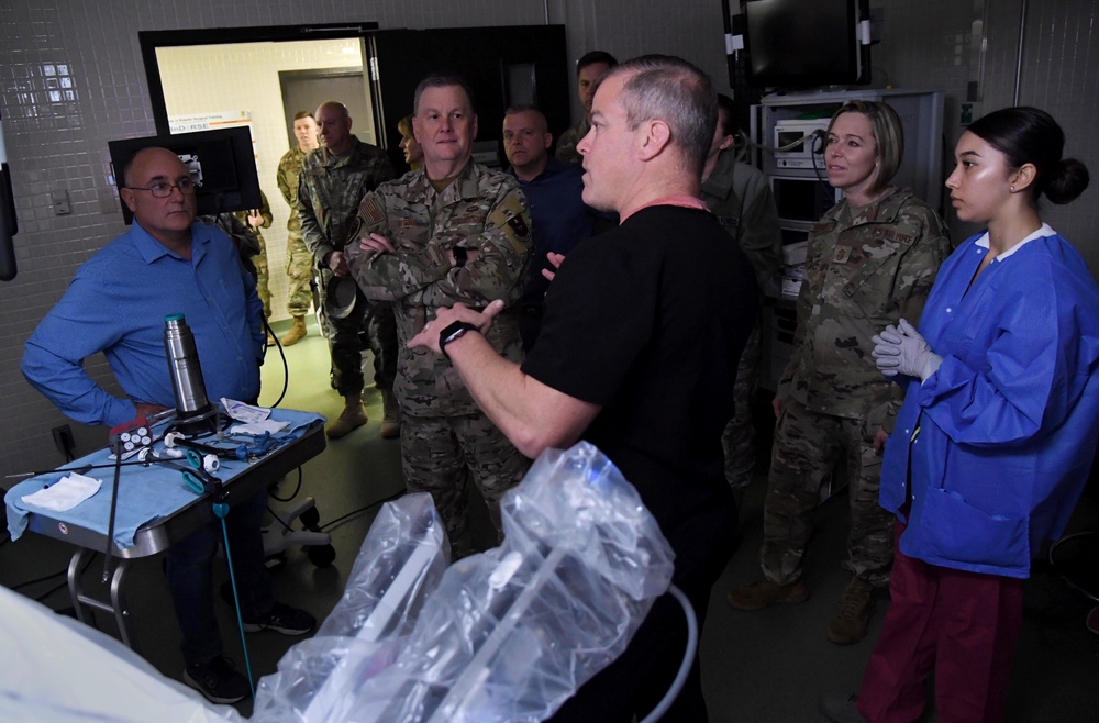 AETC Command Team gets first-hand look at Keesler's premier warfighters