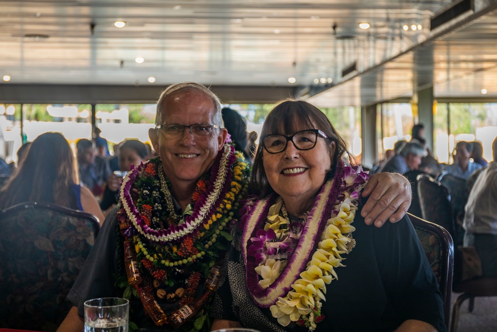 Robert M. Lottie's retirement ceremony