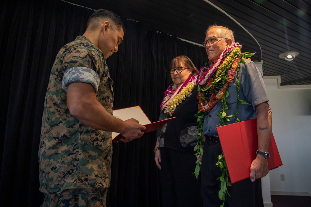 Robert M. Lottie's retirement ceremony