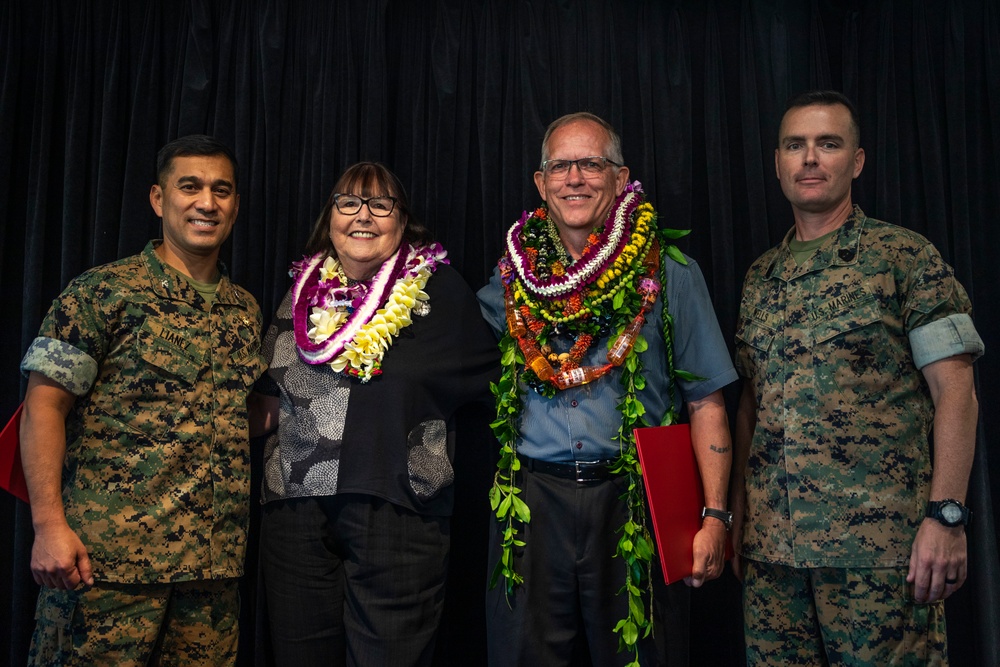 Robert M. Lottie's retirement ceremony