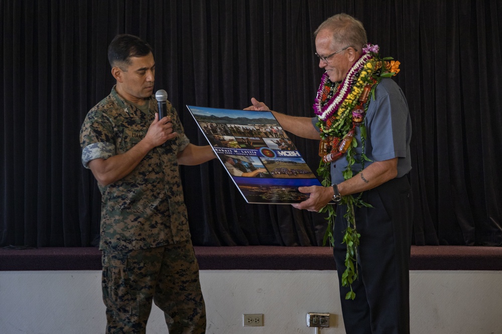 Robert M. Lottie's retirement ceremony