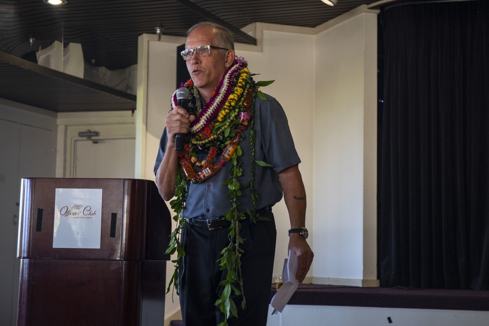 Robert M. Lottie's retirement ceremony