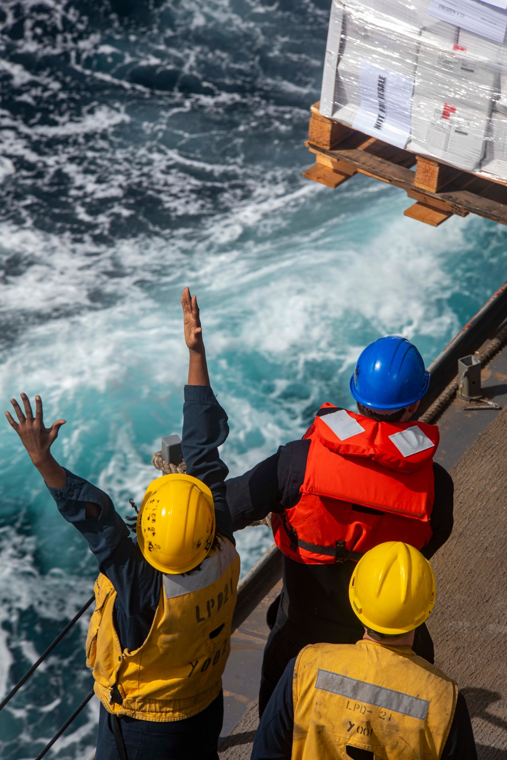 Sailors take part in RAS