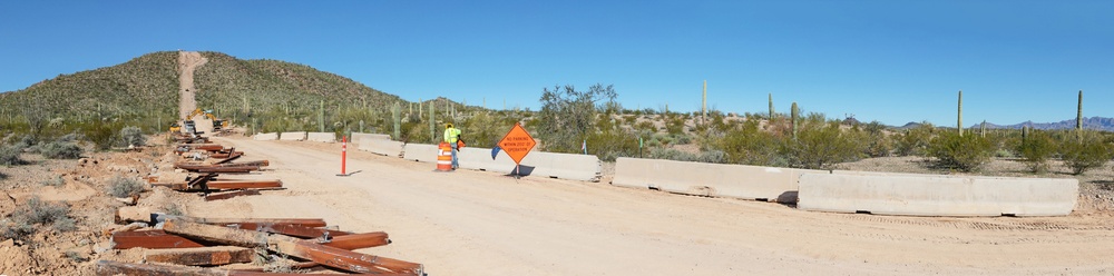 Border Barrier Construction: Tucson 2