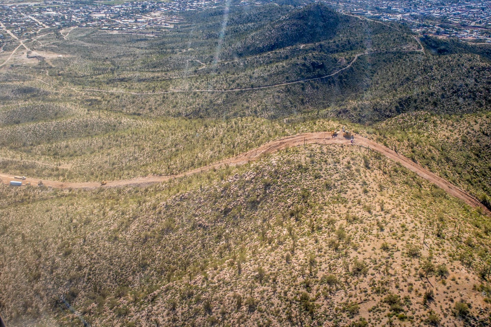 Border Barrier Construction: Tucson 2