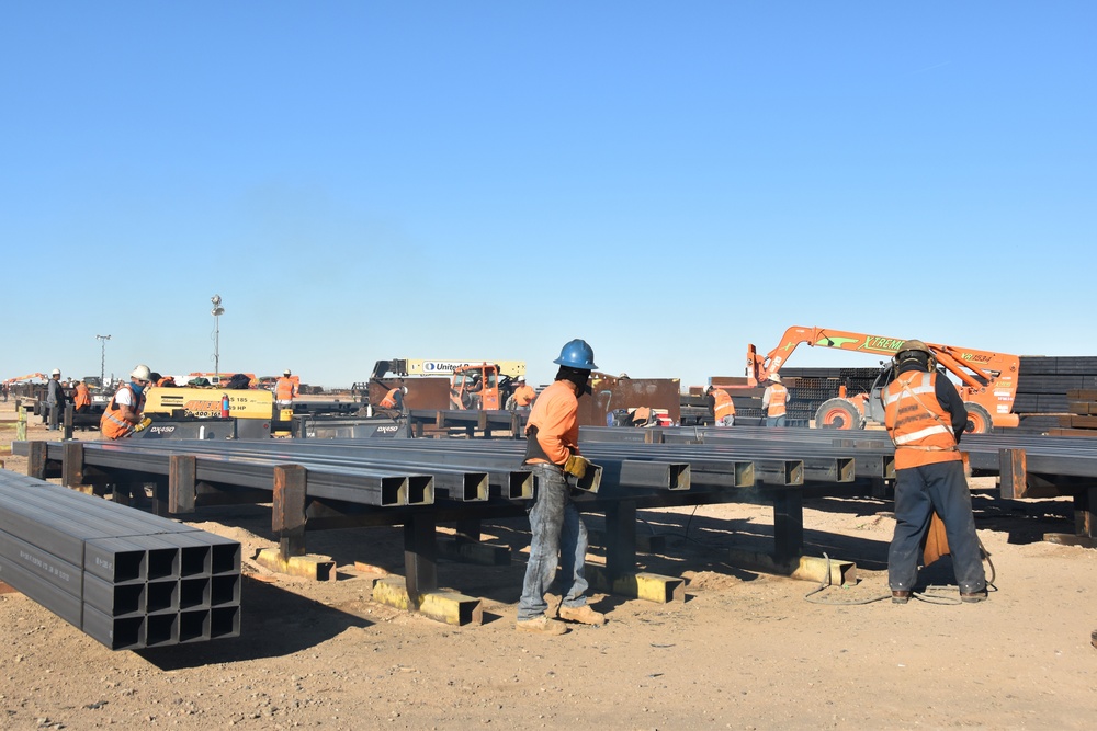 Border Barrier Fabrication Yard: Yuma