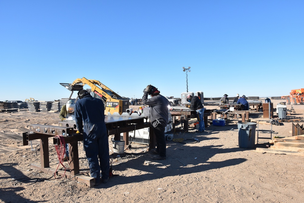 Border Barrier Fabrication Yard: Yuma