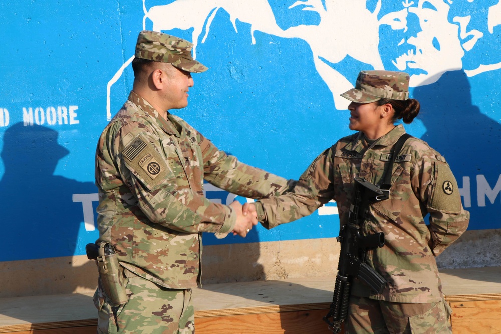 Col. Kwon visit to Camp Taji