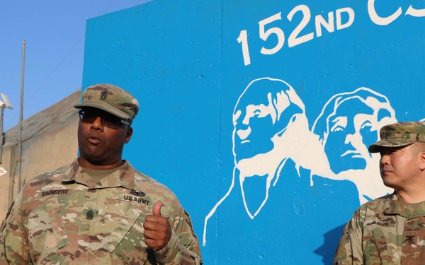 Col. Kwon visit to Camp Taji