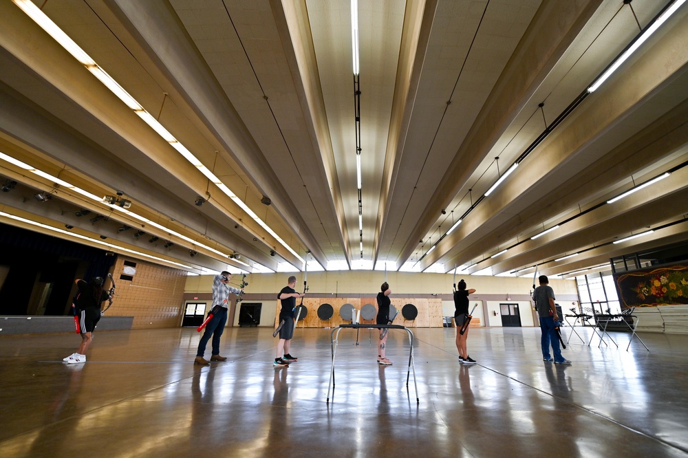 Service members take part in Navy Wounded Warrior Program sports camp