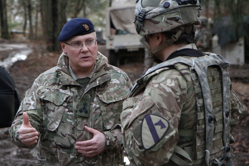 Brigadier visits UK Legal Adviser during Combined Resolve XIII