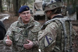 Brigadier visits UK Legal Adviser during Combined Resolve XIII