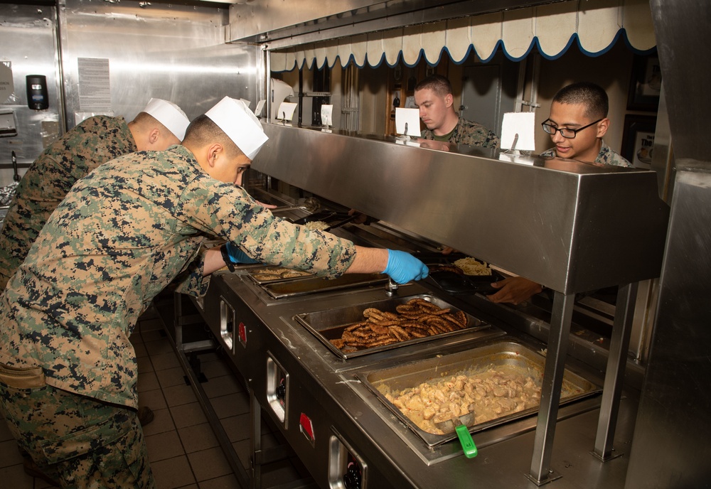 USS Oak Hill Galley